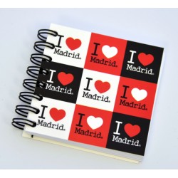 LIBRETA 7X7 MADRID I LOVE IN.