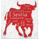 IMAN SEVILLA TORO LETRAS ROJO