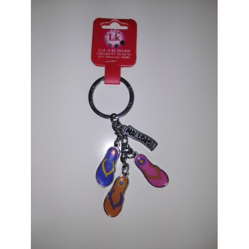 LLAVERO 3 COL.MALLORCA CHANCLAS