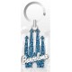 LLAVERO SAGRADA FAMILIA PUR. AZUL