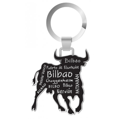 LLAVERO BILBAO TORO LETRAS NG.