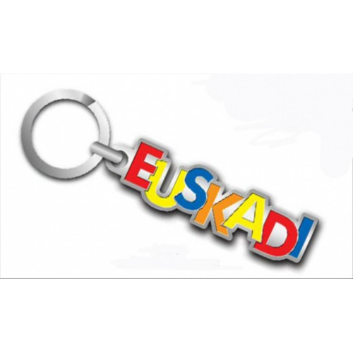 LLAVERO EUSKADI LETRAS COLORES