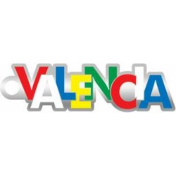 LLAVERO VALENCIA LETRAS COLORES