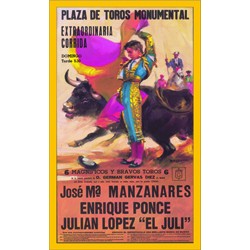 CARTEL TORO PZA. MONUM. (EL JULI) Nº 4