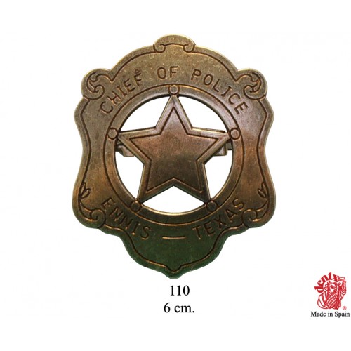 PLACA JEFE DE POLICIA