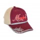 GORRA MADRID PLATA GRANATE