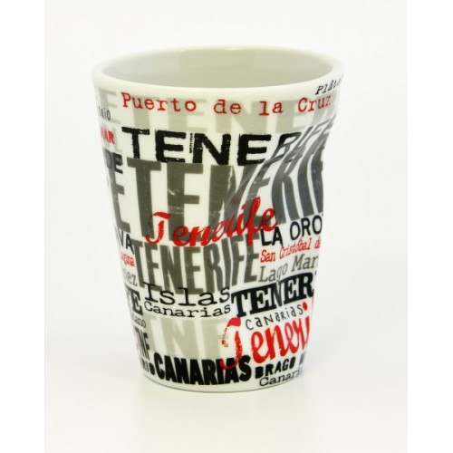 VASO ARRUGADO TENERIFE LETRAS