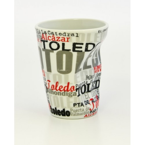 VASO ARRUGADO TOLEDO LETRAS