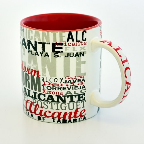 MUG ALICANTE LETRAS