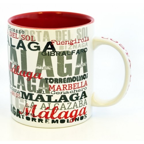 MUG MALAGA LETRAS