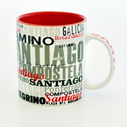 MUG SANTIAGO LETRAS