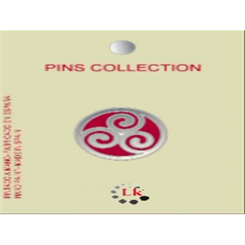 PIN TRISKEL ROJO