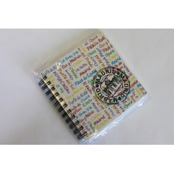 LIBRETA 15X15 MADRID SELLO