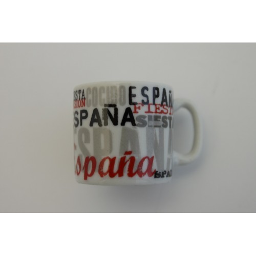 MINI MUG IMAN ESPAÑA LETRAS