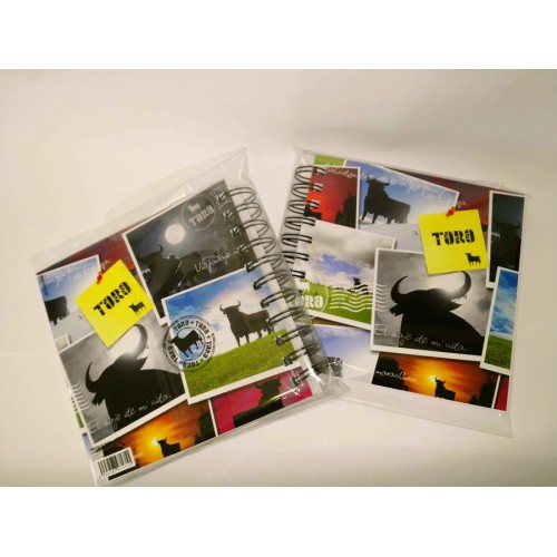 LIBRETA 15X15 TORO POSTALES