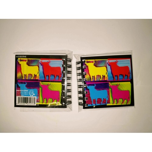 LIBRETA 7X7 TORO WARHOL