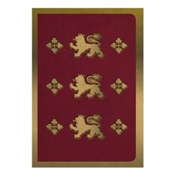 LIBRETA ESCUDO LEONES DORADOS