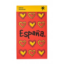 LIBRETA BLOCK ESPAÑA CORAZON