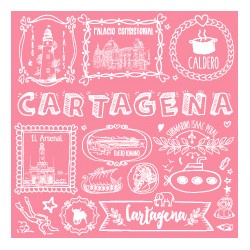 ESPEJO CARTAGENA TIZA ROSA