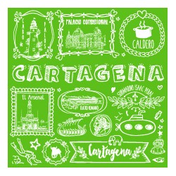 ESPEJO CARTAGENA TIZA VERDE