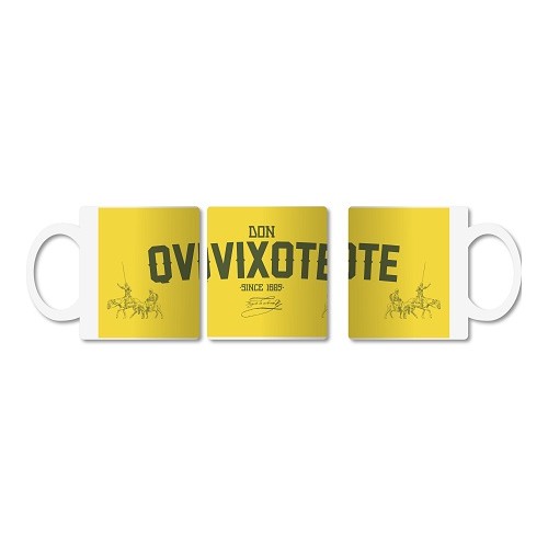 MUG AMARILLO DON QUIJOTE