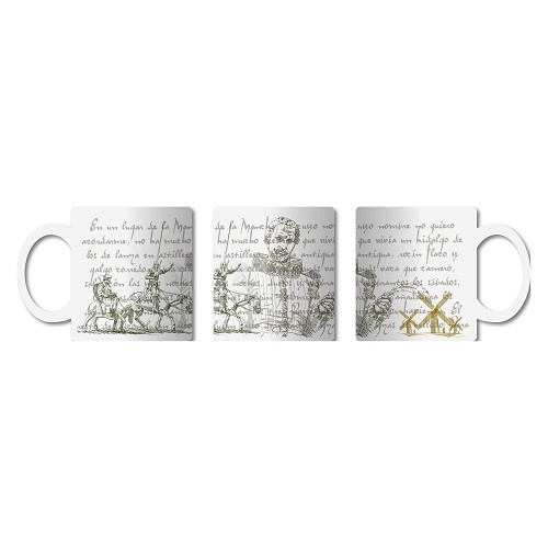 MUG BLANCO CERVANTES