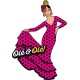 IMAN BAILAORA FLAMENCA FUCSIA 4