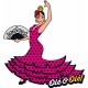 IMAN BAILAORA FLAMENCA FUCSIA 5