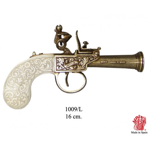 PISTOLA CHISPA , ING. 1798 LATON