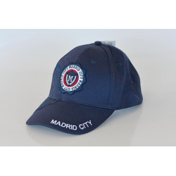 GORRA MADRID ESCUDO ACD.AZUL