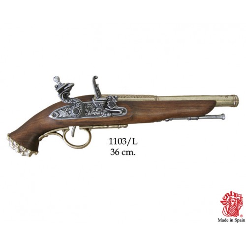 PISTOLA PIRATA DE CHISPA S. XVIII