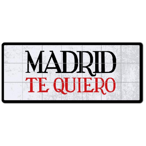 MATRÍCULA MADRID TE QUIERO