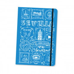 LIBRETA SEVILLA TIZA AZUL