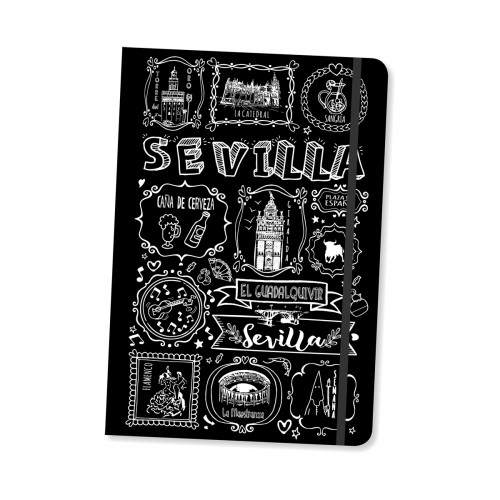 LIBRETA SEVILLA TIZA NEGRO