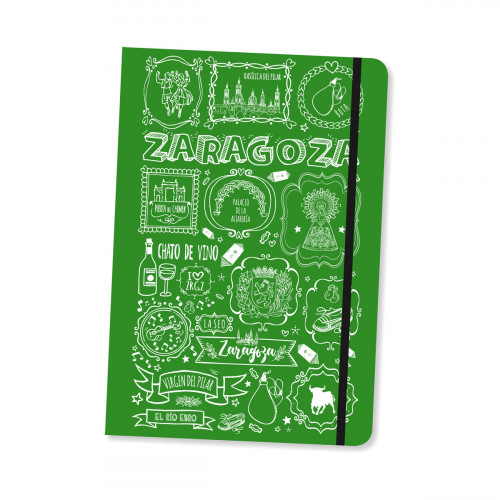 LIBRETA ZARAGOZA TIZA VERDE