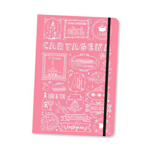 LIBRETA CARTAGENA TIZA ROSA