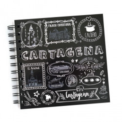 LIBRETA 15X15 CARTAGENA TIZA