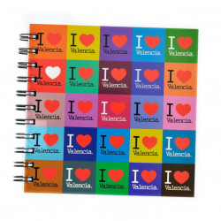 LIBRETA 15X15 VALENCIA I LOVE INDIANA COLOR