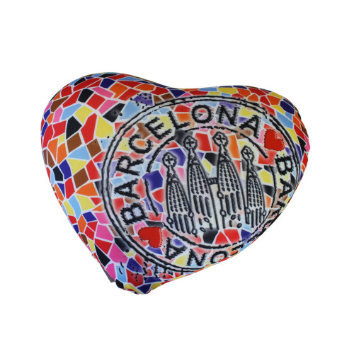 CORAZON BARCELONA MOSAICO 30 CM.