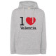 SUDADERA C/CAP. I LOVE VALENCIA