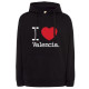 SUDADERA C/CAP. I LOVE VALENCIA