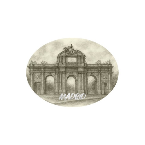 IMAN CER. OVALADO MADRID PUERTA DE ALCALA