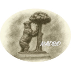 IMAN CER. OVALADO MADRID OSO Y MADROÑO