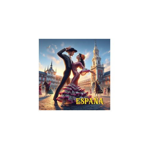 IMAN CER. CUADRADO ESPAÑA PAREJA DE BAILE 2