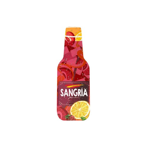 IMAN CER. BOTELLA ESPAÑA SANGRIA