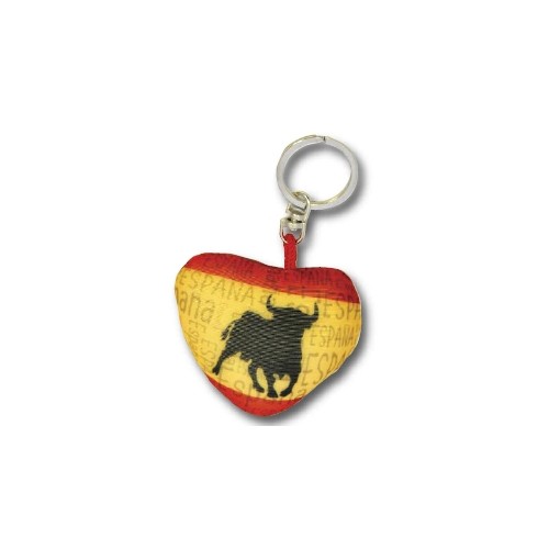LLAVERO CORAZON 6 CM TORO RUCKUS