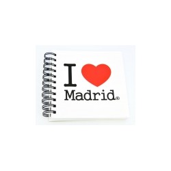 LIBRETA 15X15 MADRID I LOVE