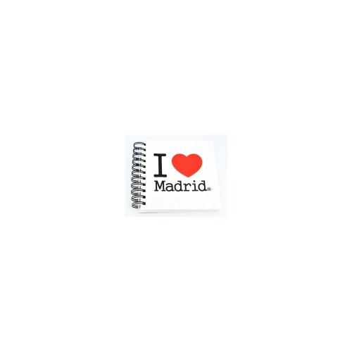 LIBRETA 15X15 MADRID I LOVE