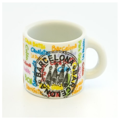 MINI MUG IMAN BARCELONA SELLO