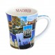 MUG CONICO MADRID POSTAL